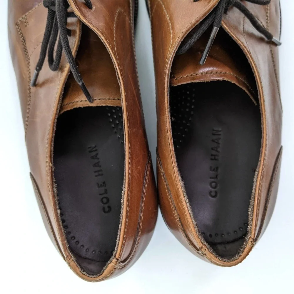 Cole Haan Size 12M Men's Modern Classics Cap Oxford Shoes British Tan